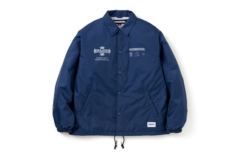 NEIGHBORHOOD x MAJOR FORCE Reveal First Collaborative Capsule of 2024 varsity jacket hoodie crewneck release drop january price link Shinsuke Takizawa's streetwear club music label isetatsu dog 