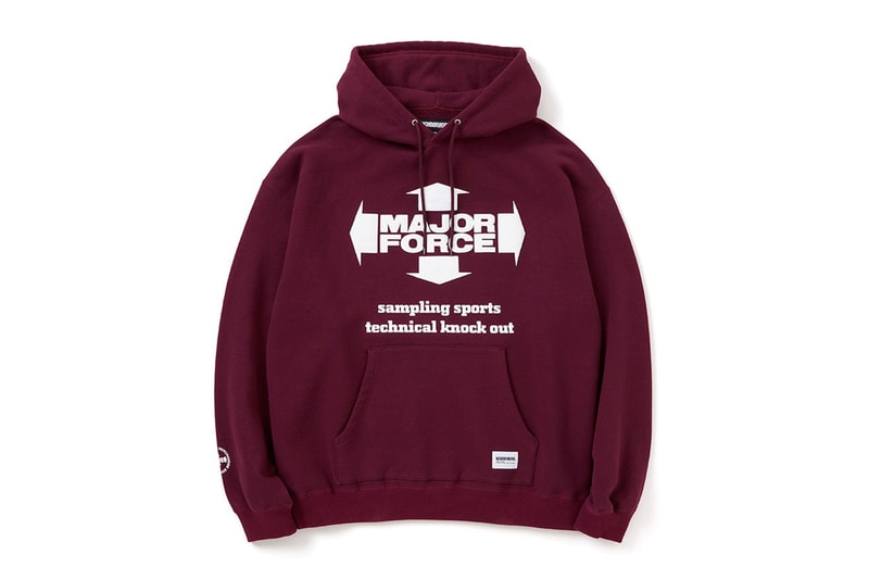 NEIGHBORHOOD x MAJOR FORCE Reveal First Collaborative Capsule of 2024 varsity jacket hoodie crewneck release drop january price link Shinsuke Takizawa's streetwear club music label isetatsu dog 