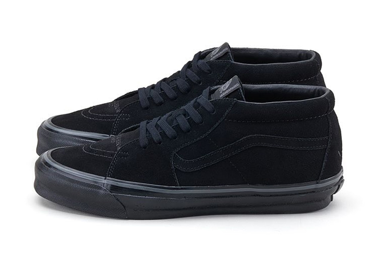 NEIGHBORHOOD x Vans Sk8-Mid 83 DX is Clean and Classic black white cream cobranded release date link nbhd price