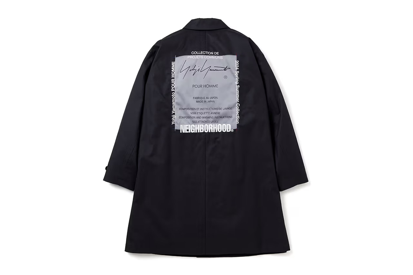 NEIGHBORHOOD and Yohji Yamamoto Pour Homme Join Together For Second Collaboration tshirt varsity jackets rebellious spirit antithesis 