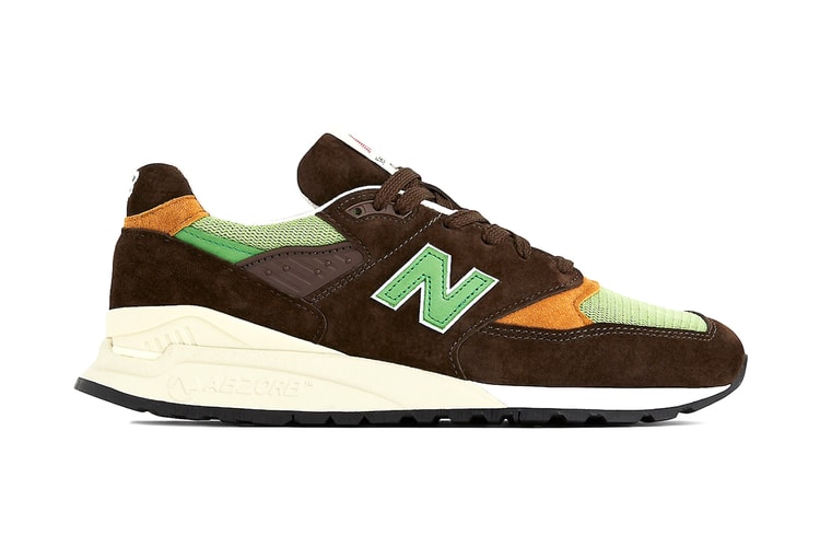 New Balance 998 Made in USA Gets Earthy in "Brown/Green"