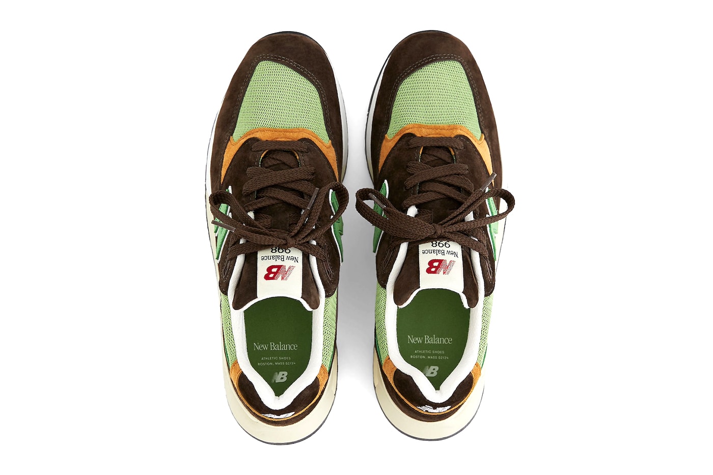 New Balance 998 Made in USA Gets Earthy in "Brown/Green" U998BG release info december 2023 release date holiday nb 