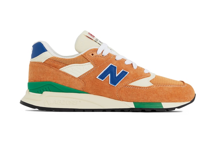 New Balance's MADE in USA 998 is Covered in "Orange/Royal"