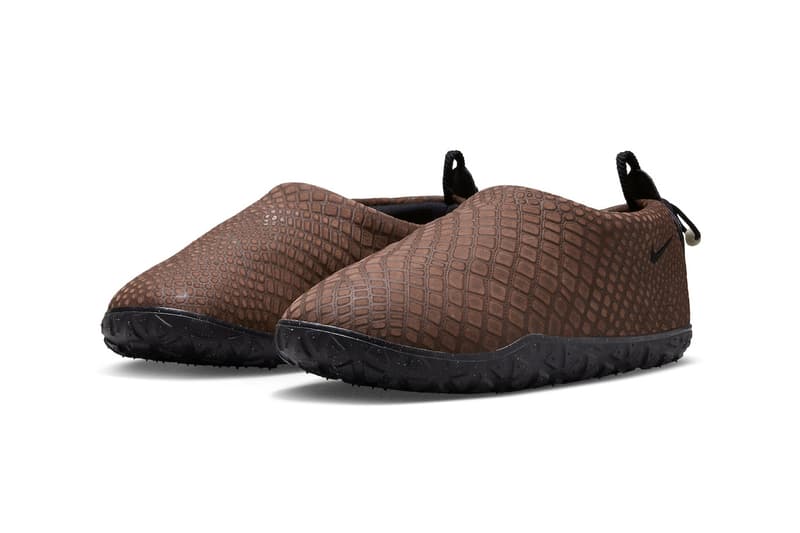 Official Look at the Nike ACG MOC Premium "Cacao Wow"  Cacao Wow/Black-Cacao Wow-Black FV4571-200 slippers clogs moccasins early january 2024 release date swoosh