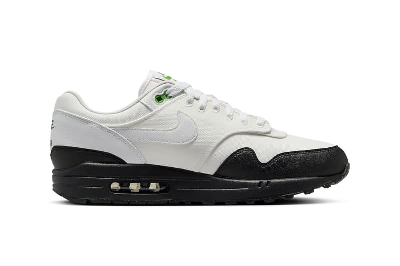 Nike Air Max 1 White Black Chlorophyll Release Info