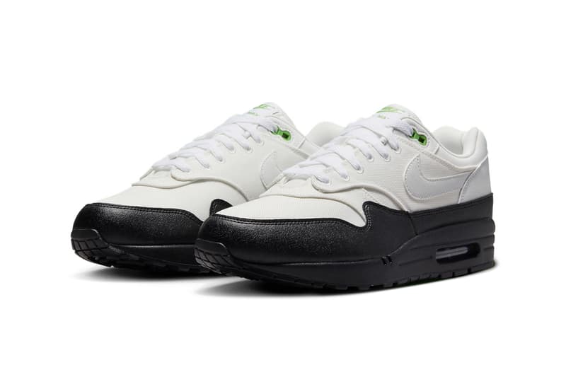 Nike Air Max 1 White Black Chlorophyll Release Info