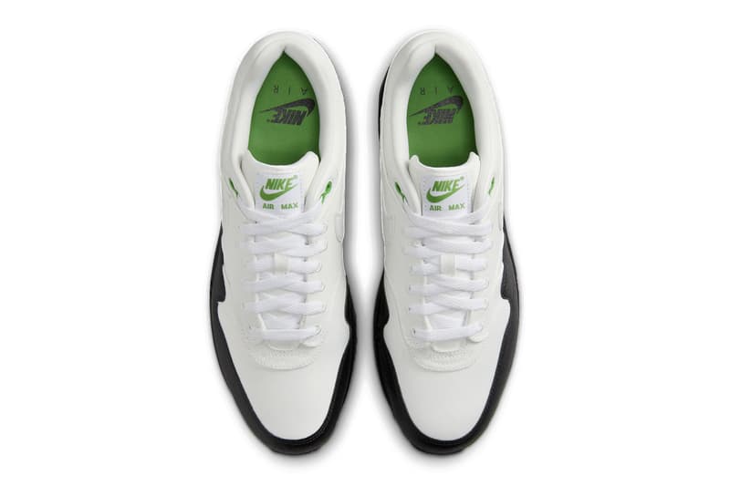 Nike Air Max 1 White Black Chlorophyll Release Info