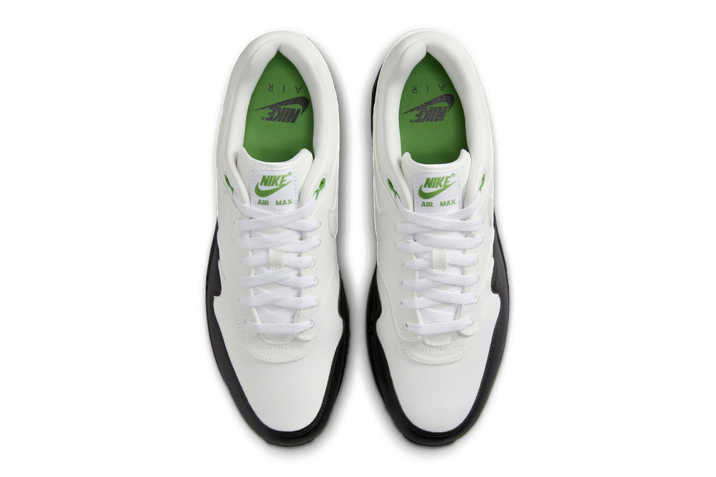 Nike Air Max 1 White Black Chlorophyll Release Info