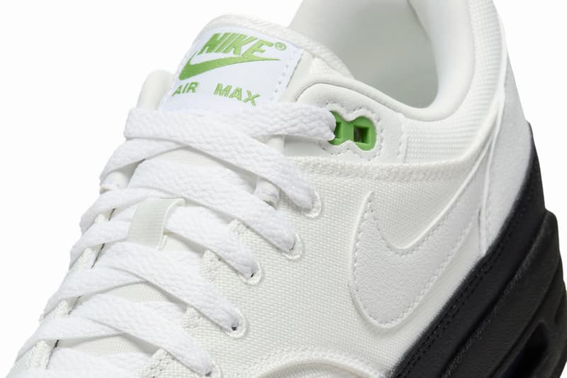 Nike Air Max 1 White Black Chlorophyll Release Info