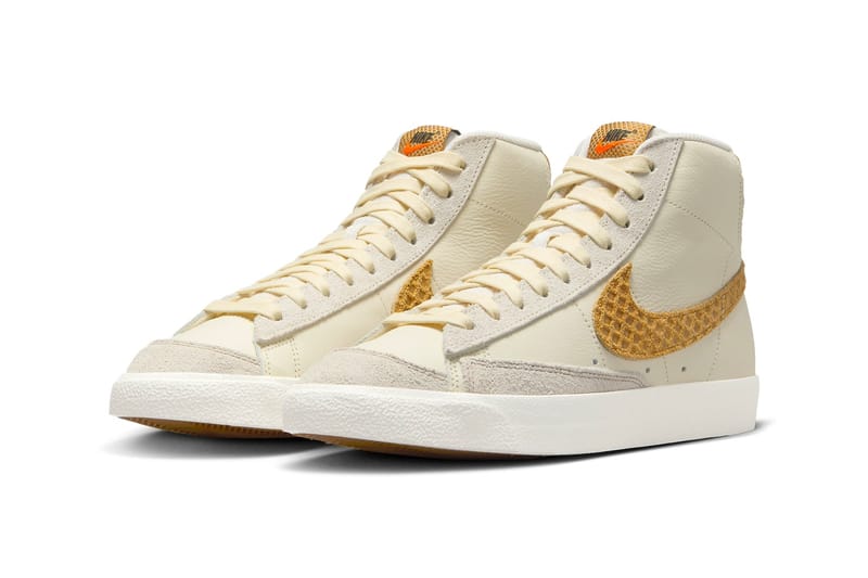 nike blazer yellow swoosh
