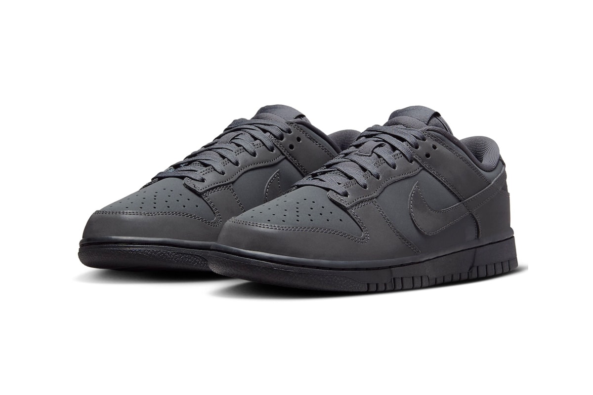 Nike Dunk Low Arrives Stealthy Cyber Reflective Colorway