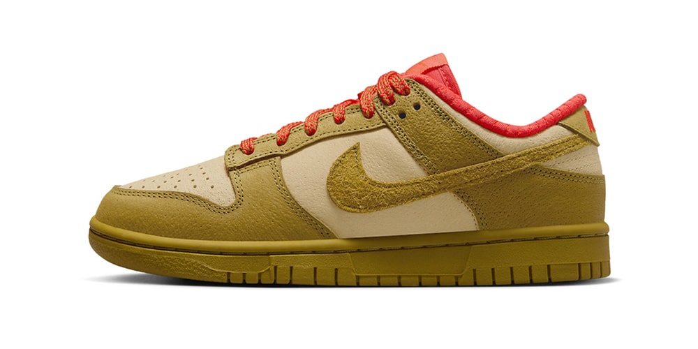 Nike Dunk Low Arrives in Earthy "Sesame/Picante Red" Iteration
