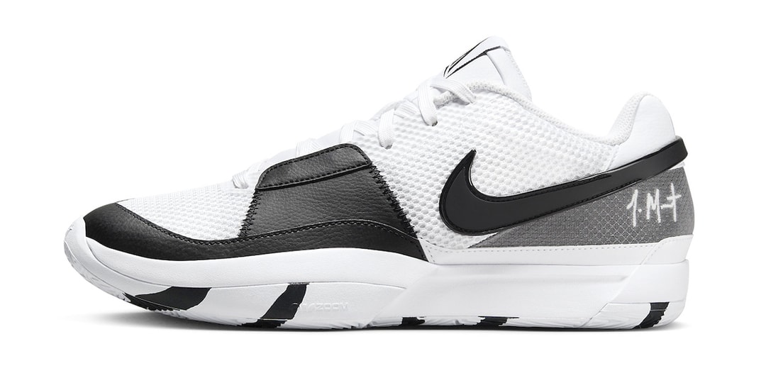 Nike Ja 1 Keeps It Classic With a "White/Black" Iteration