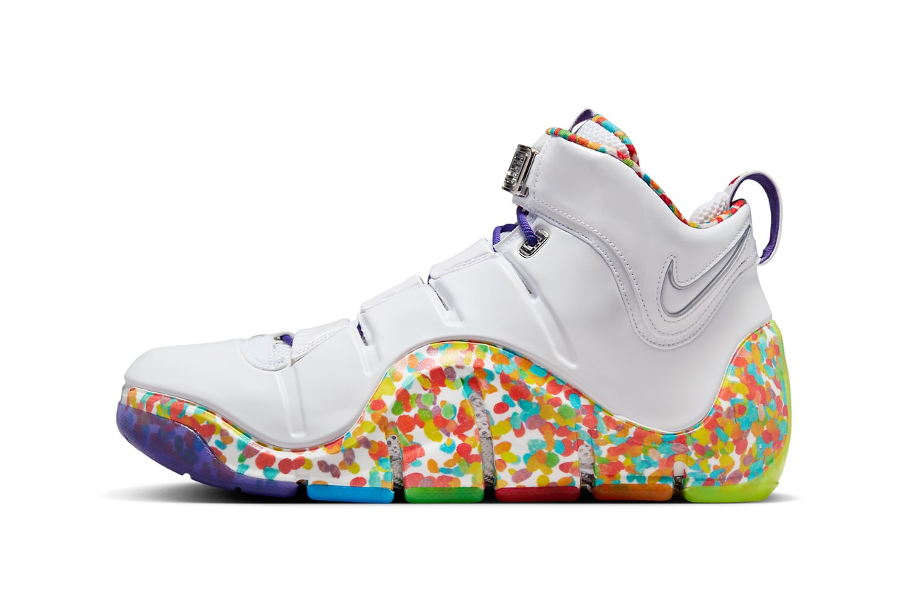 Nike LeBron 4 Fruity Pebbles DQ9310-100 Release Date info store list buying guide photos price