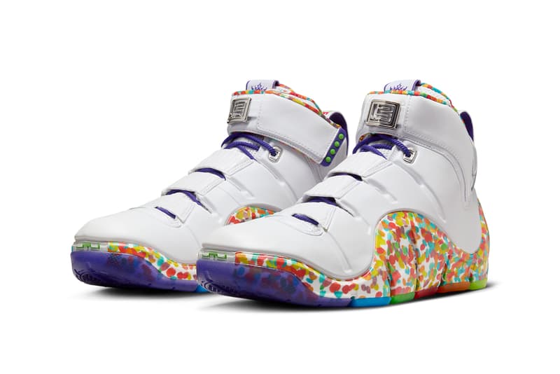 Nike LeBron 4 Fruity Pebbles DQ9310-100 Release Date info store list buying guide photos price