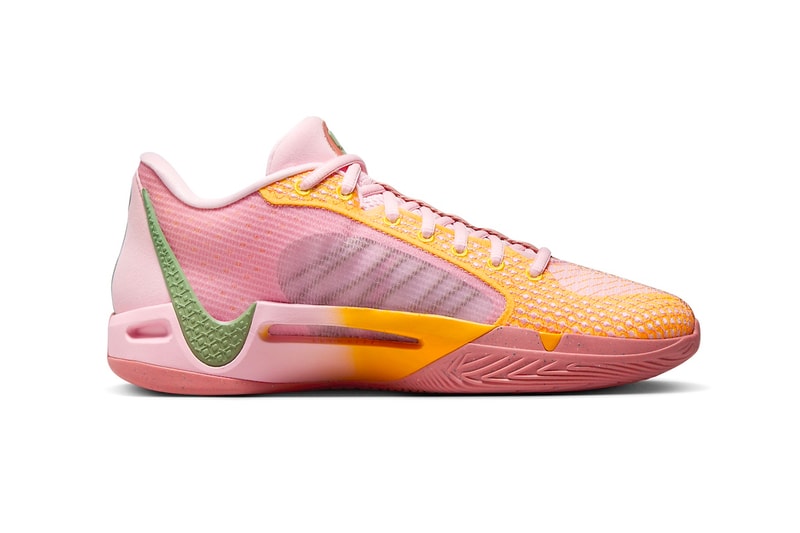 Official Look Nike Sabrina 1 "West Coast Roots" FQ3381-600 Medium Soft Pink/Total Orange-Laser Orange-Oil Green wnba basketball player oregon 