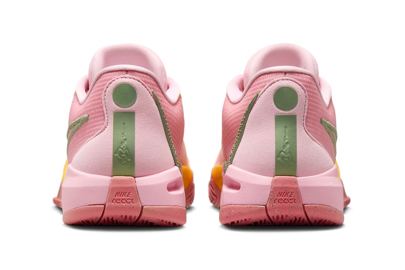 Official Look Nike Sabrina 1 "West Coast Roots" FQ3381-600 Medium Soft Pink/Total Orange-Laser Orange-Oil Green wnba basketball player oregon 