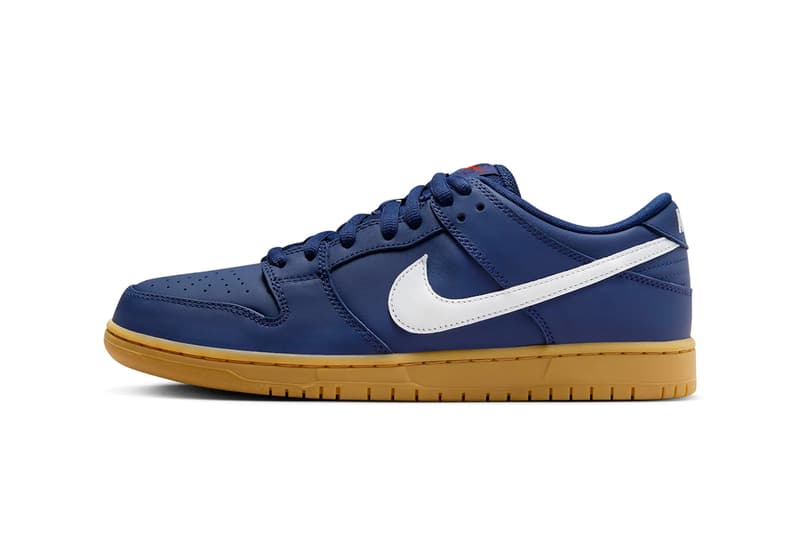 Nike SB Dunk Low "Navy Gum" FJ1674-400 Release Info NAVY/WHITE-GUM LIGHT BROWN skate shoes low top swooshpp