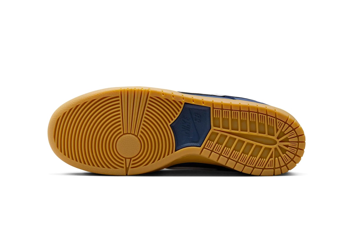 Nike SB Dunk Low "Navy Gum" FJ1674-400 Release Info NAVY/WHITE-GUM LIGHT BROWN skate shoes low top swooshpp