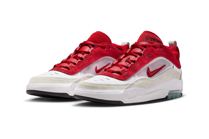 Nike SB Air Max Ishod Wair "White/Orange" FB2393-103 White/Orange-Summit White-Black-Gum Light Brown second signature shoe debut spring 2024