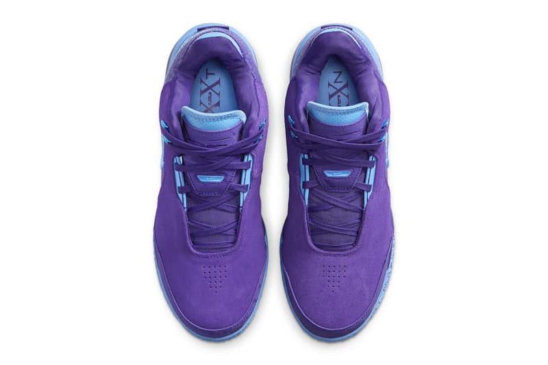 Official Look at the Nike Zoom LeBron NXXT Gen "Summit Lake Hornets" FJ1566-500 release info lebron james basketball nba charlotte hornets los angeles lakers colorway