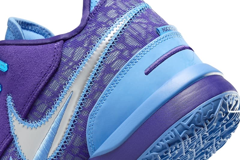 Official Look at the Nike Zoom LeBron NXXT Gen "Summit Lake Hornets" FJ1566-500 release info lebron james basketball nba charlotte hornets los angeles lakers colorway