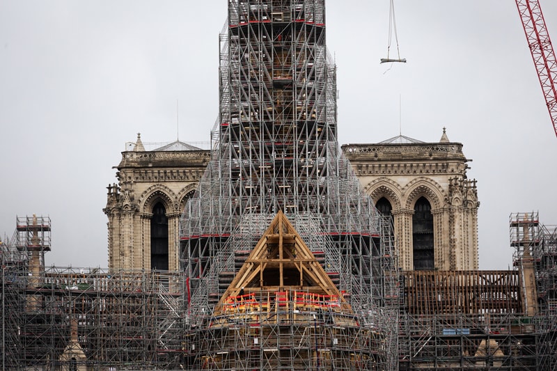 Notre Dame Paris Cathedral Golden Rooster Phoenix
