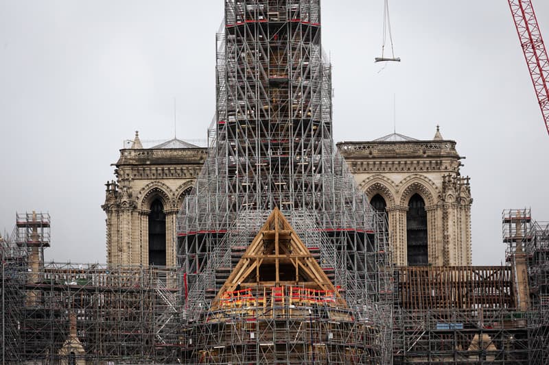 Notre Dame Paris Cathedral Golden Rooster Phoenix