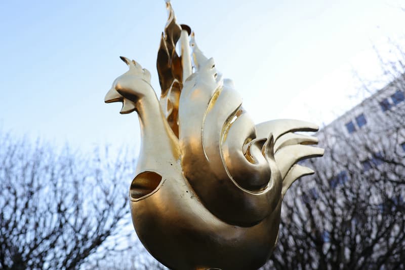 Notre Dame Paris Cathedral Golden Rooster Phoenix