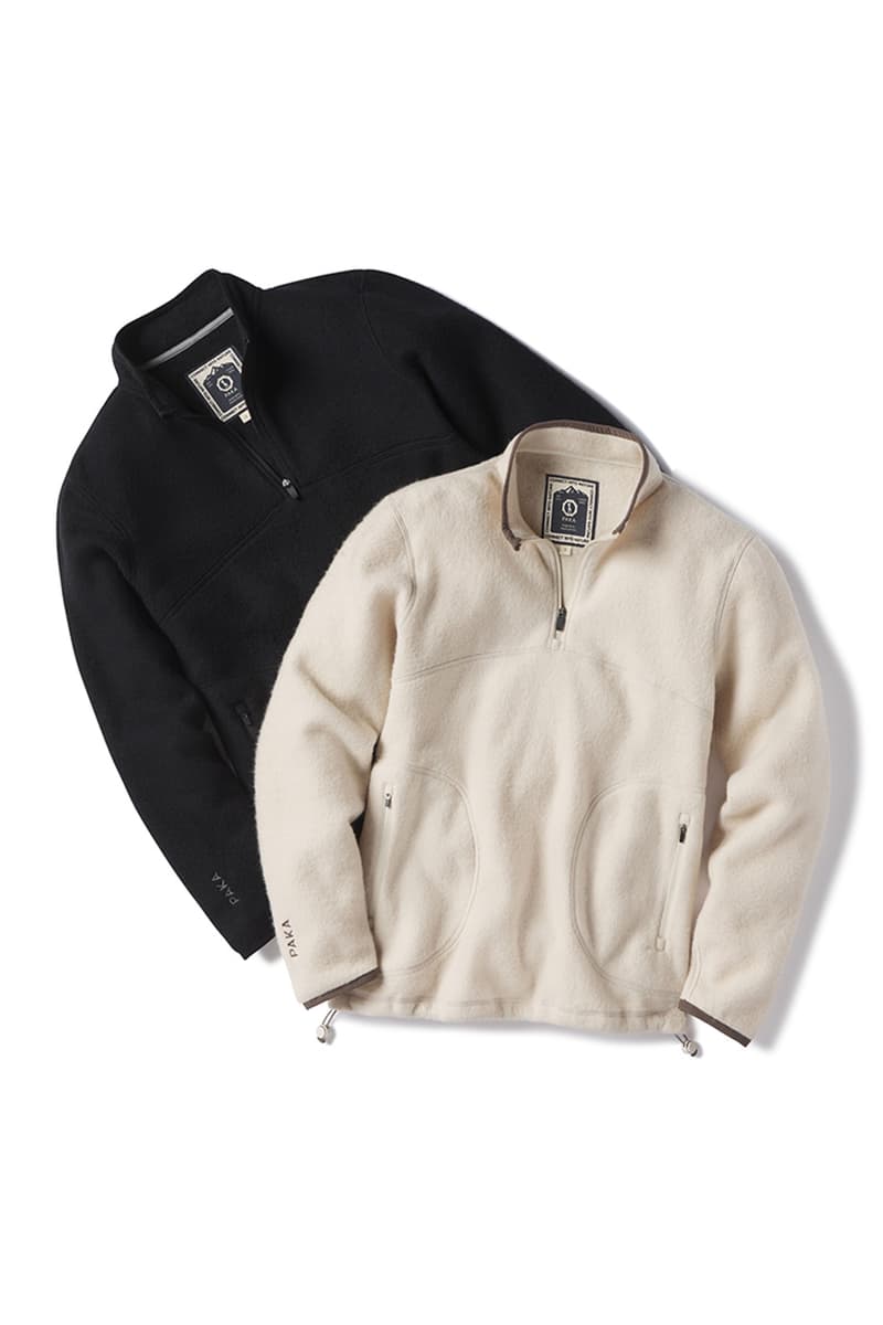 Paka Is Set to Release It's Soft PAKACLOUD Fleece jacket, black, navy, tan