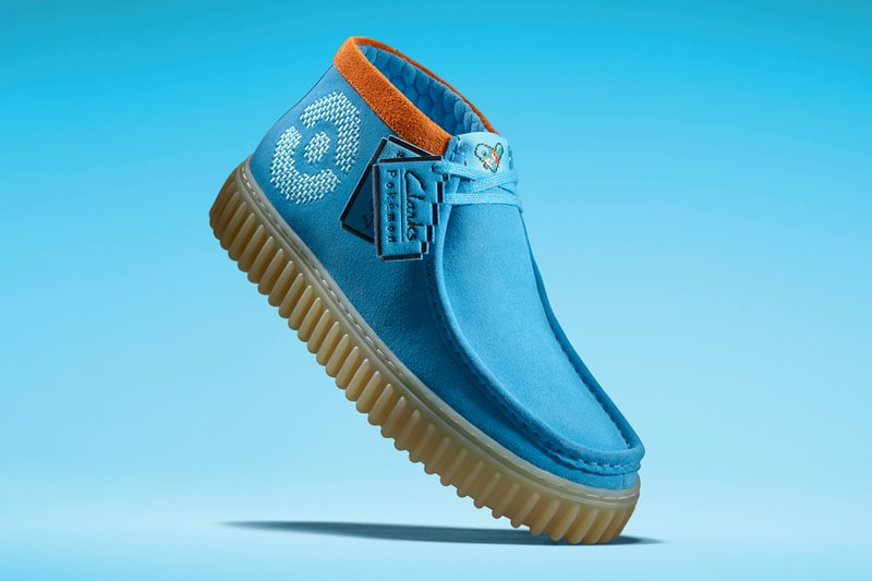 Pokémon Clarks Torhill Boot Collaboration Bulbasaur Charmander Squirtle Pikachu cartoon character footwear sneakers
