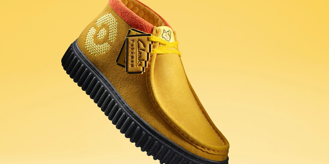 Bulbasaur, Charmander, Squirtle, and Pikachu Ignite the Pokémon x Clarks Torhill Hi