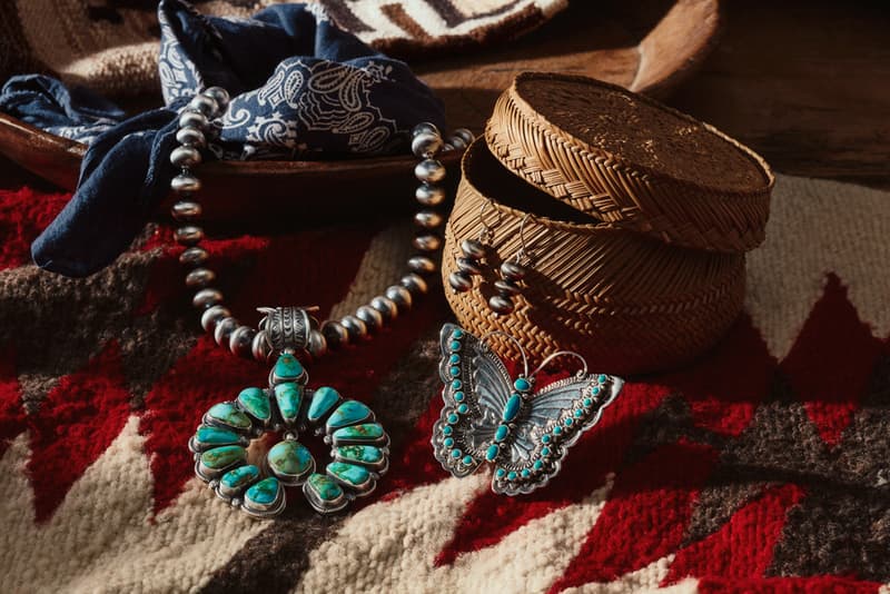 Ryan RedCorn Daryn Sells polo ralph lauren naiomi glasses artist in residence navajo collaboration traditional weaving jewelry indigenous american history release date info photos price store list buying guide