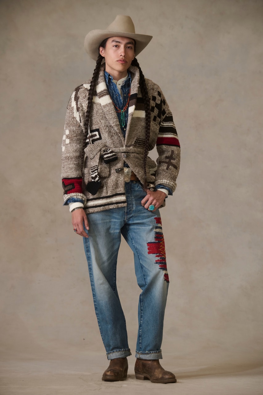 Ryan RedCorn Daryn Sells polo ralph lauren naiomi glasses artist in residence navajo collaboration traditional weaving jewelry indigenous american history release date info photos price store list buying guide