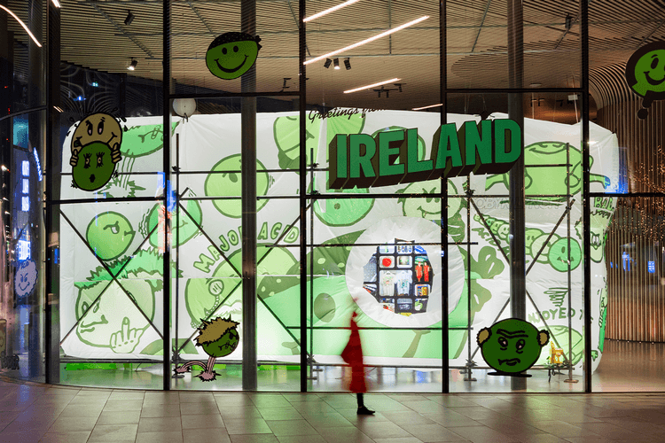 Robyn Lynch Paints the Town Green In Inaugural NOW Gallery Exhibition