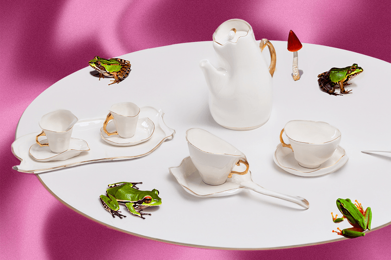 SELETTI JORDANLUCA Rave Tea Set Release Information details date collaboration British uk homeware