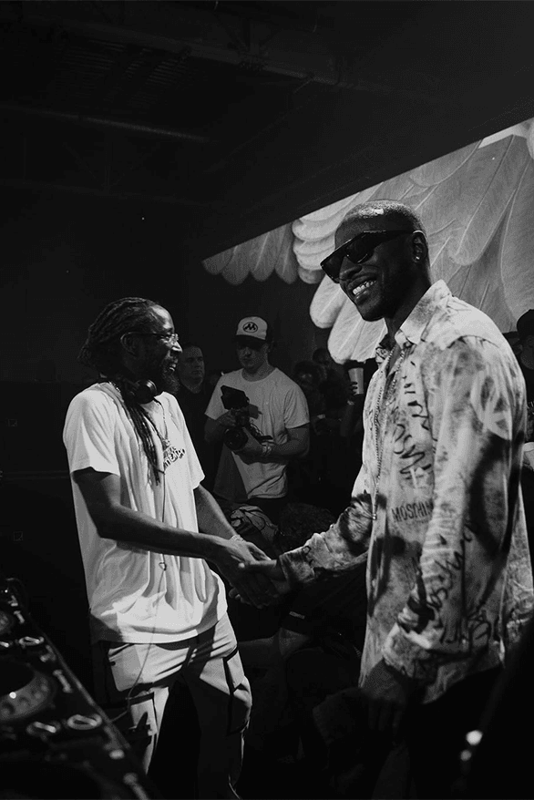 Skepta Jammer Mas Tiempo Performance Drumsheds London club dj