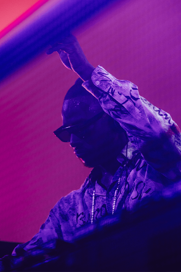 Skepta Jammer Mas Tiempo Performance Drumsheds London club dj