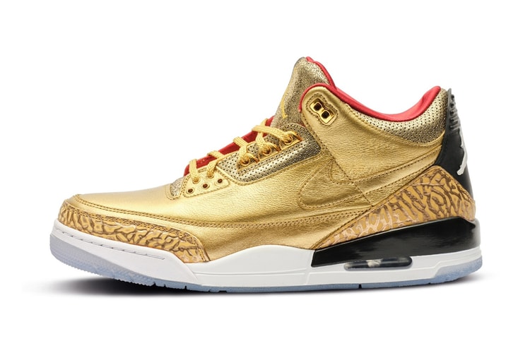 Spike Lee's Air Jordan 3 "Gold Oscars" PE Is up For Auction