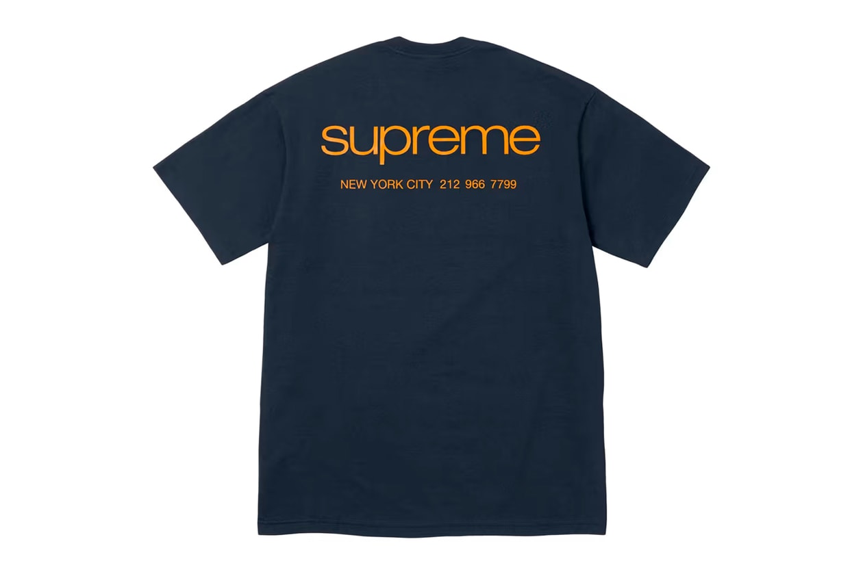 Supreme Fall Winter 2023 Week 17 Release List Drop Palace Aimé Leon Dore Drake’s Hajime Sorayama Pornhub Swarovski Billionaire Boys Club The Weeknd Fortnite KSUBI Juice Wrld Sky High Farm Workwear KAWS Nike Dover Street Market New York