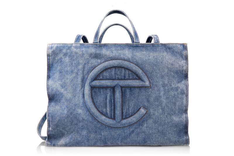 Telfar Is Dropping Denim Bags dark wash jean accessories blue stone zippers telfar steple trousers 