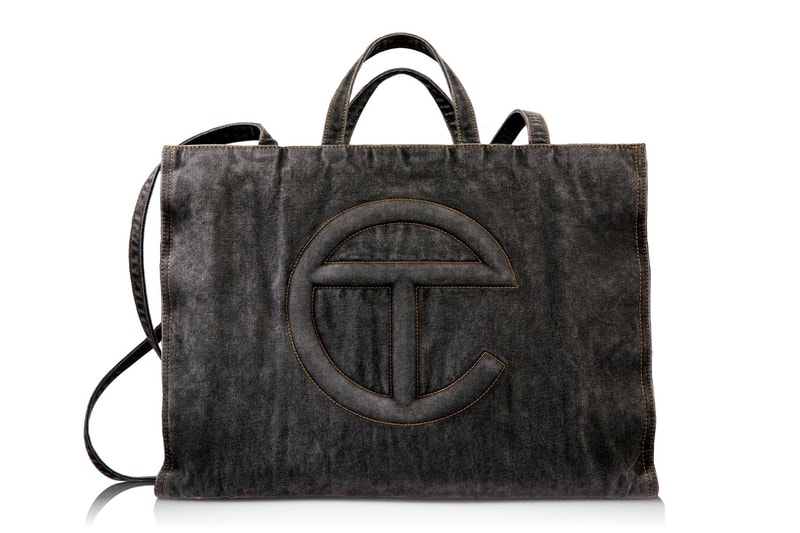 Telfar Is Dropping Denim Bags dark wash jean accessories blue stone zippers telfar steple trousers 