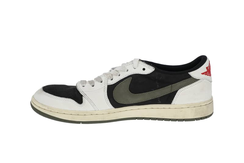 Travis Scott Air Jordan 1 Low Cactus Jack Stage Worn Custom Auction Info Date Buy Price 