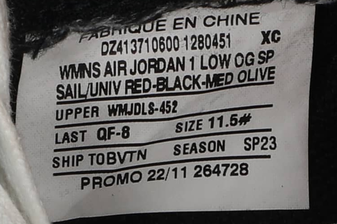 Travis Scott Air Jordan 1 Low Cactus Jack Stage Worn Custom Auction Info Date Buy Price 