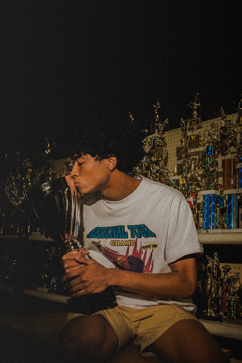 trophy room students collection collaboration marcus jordan golf t shirt polo mock neck green black white