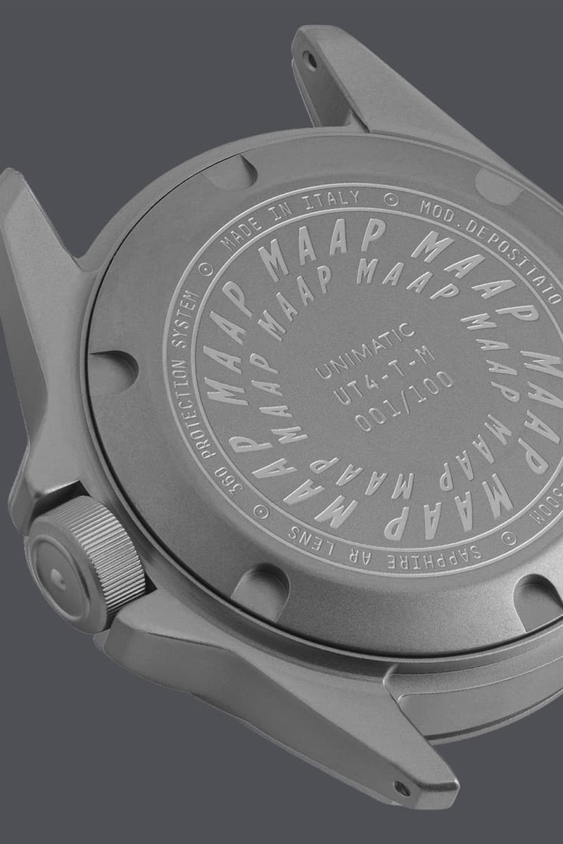 UNIMATIC x MAAP Limited Edition Watch Release Info