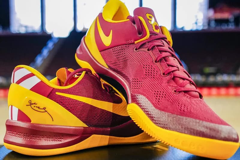 USC Receives Three Nike Kobe 8 Protro PE Colorways trojans fight on bronny james usc hoops basketball mamba program 