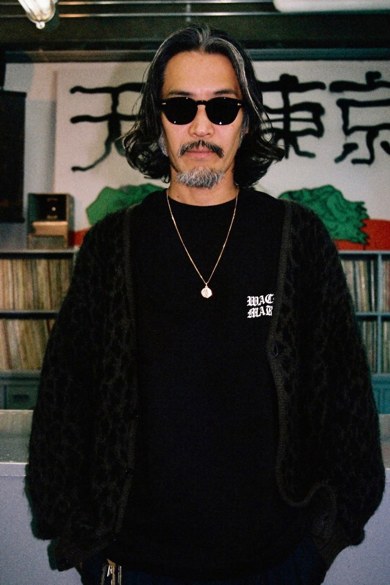 WACKO MARIA x Worksout Is Unmissable jacket puffer korea shop release price cardigan black white gothic font 
