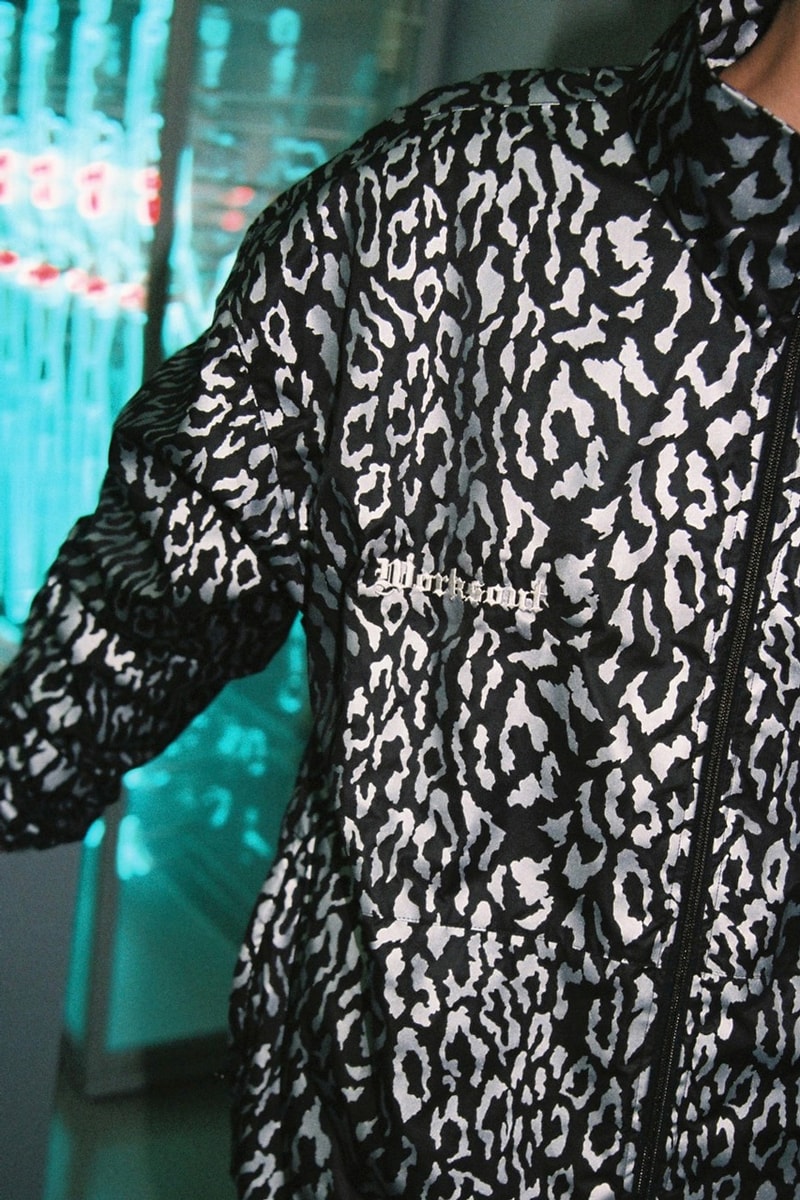 WACKO MARIA x Worksout Is Unmissable jacket puffer korea shop release price cardigan black white gothic font 