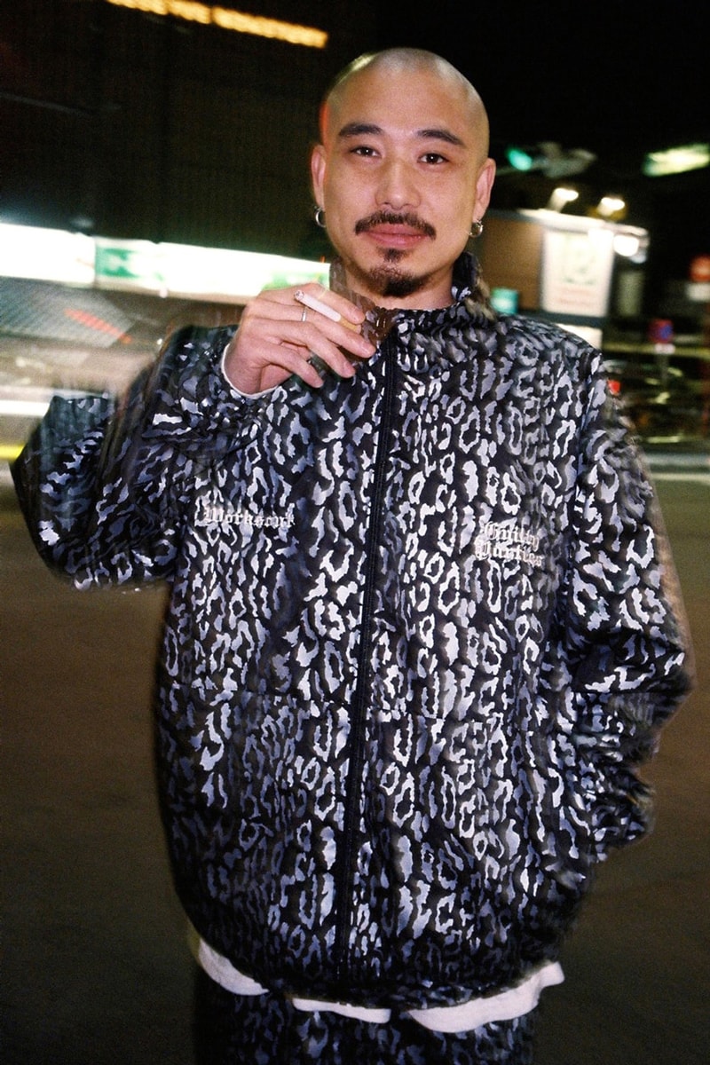 WACKO MARIA x Worksout Is Unmissable jacket puffer korea shop release price cardigan black white gothic font 